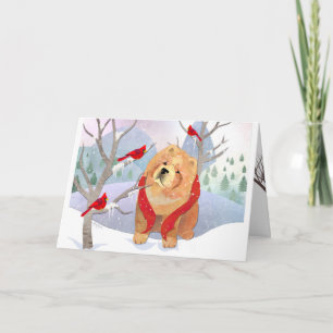 COMFORT & JOY cartes d'art de Chow lisse