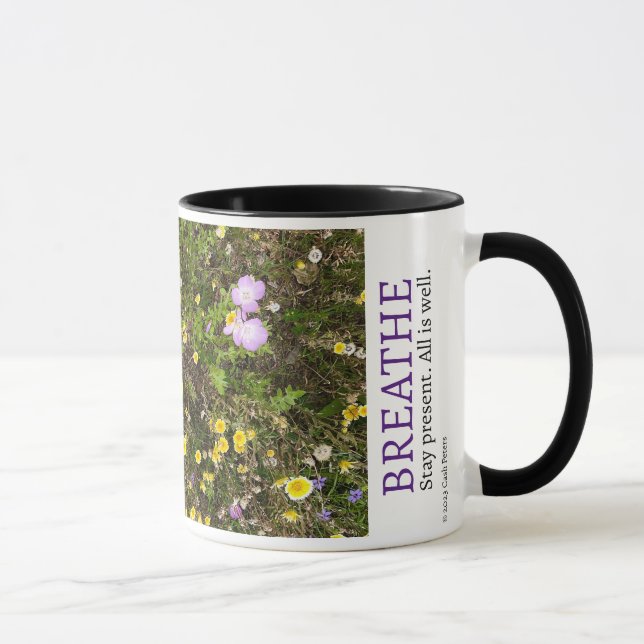 Comforting 'Breathe' mug (Droite)