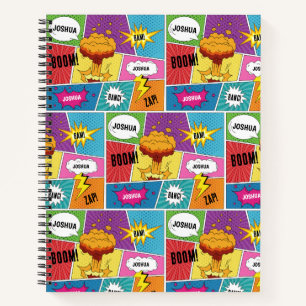 Comic Livre coloré Nom personnalisé Pop Art