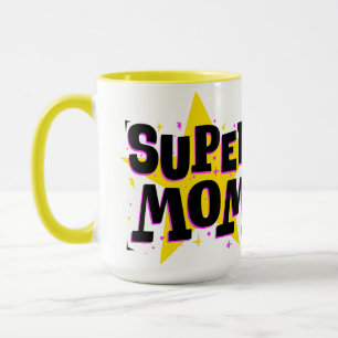 Comic pop art super maman Mug
