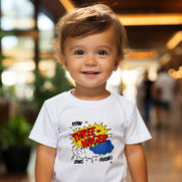 Comics Style de livre trienager Toddler T-shirt