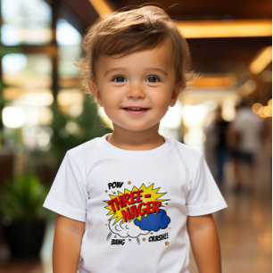 Comics Style de livre trienager Toddler T-shirt