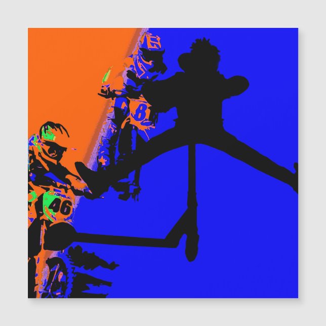 Comin' Through - Motox et Scooter Magnet (Devant)