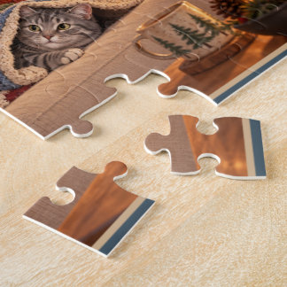 Comité de couverture Chats confortables Puzzle
