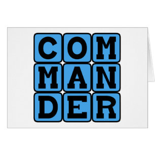Commandant, chef militaire