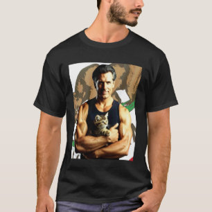Commandant en T-shirt Cuddles Drôle Papa Chat Poli