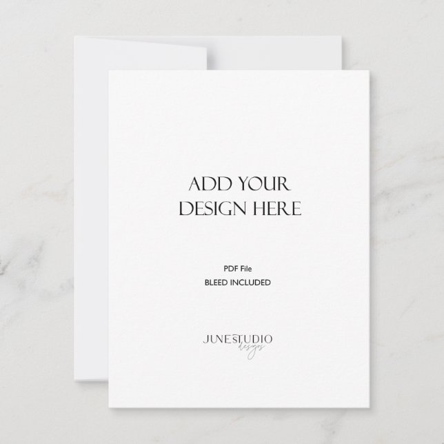 COMMANDE D'IMPRESSION _4.25x5.5" Carte Portrait (Devant)