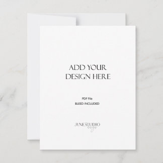 COMMANDE D'IMPRESSION _4.25x5.5" Carte Portrait