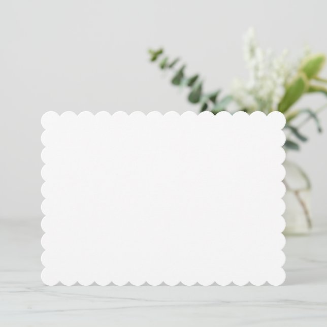 COMMANDE D'IMPRESSION Carte 7 x 5 pouces bord fest (Debout devant)