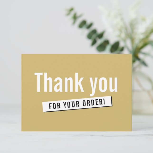 COMMANDE MODERNE INSERT entreprise merci or (Debout devant)