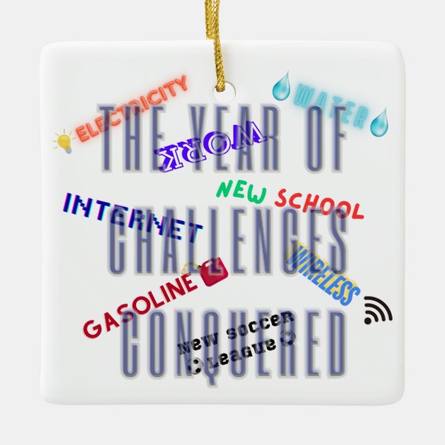 Commande spéciale Nouveau défi Ornement (Devant)