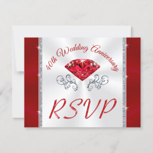 Commande spéciale Ruby, Cartes RSVP 40ème, Alice