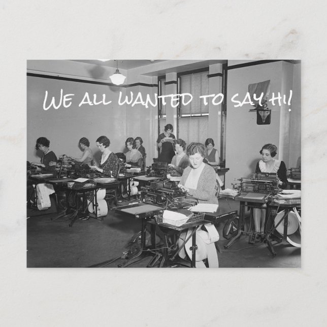 Comme All Wanted to Say Hi ! Carte postale (Devant)