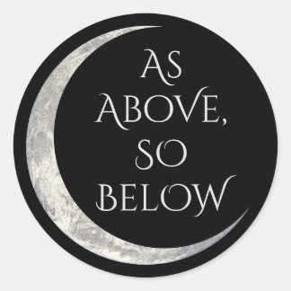 Comme ci-dessus So Below sticker