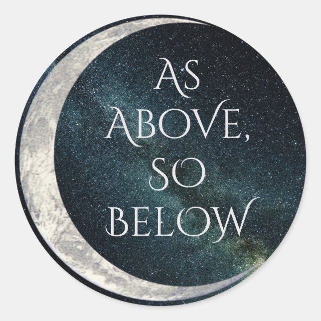 Comme ci-dessus So Below sticker (Devant)