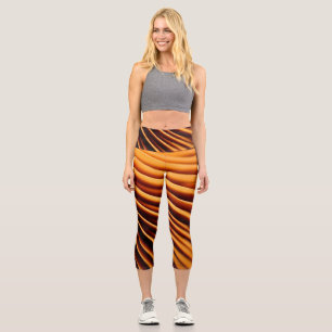 Comme des rayures de tigre sur ces leggings capri