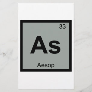 Comme - Fables d'Ésope Symbole de chimie du tablea