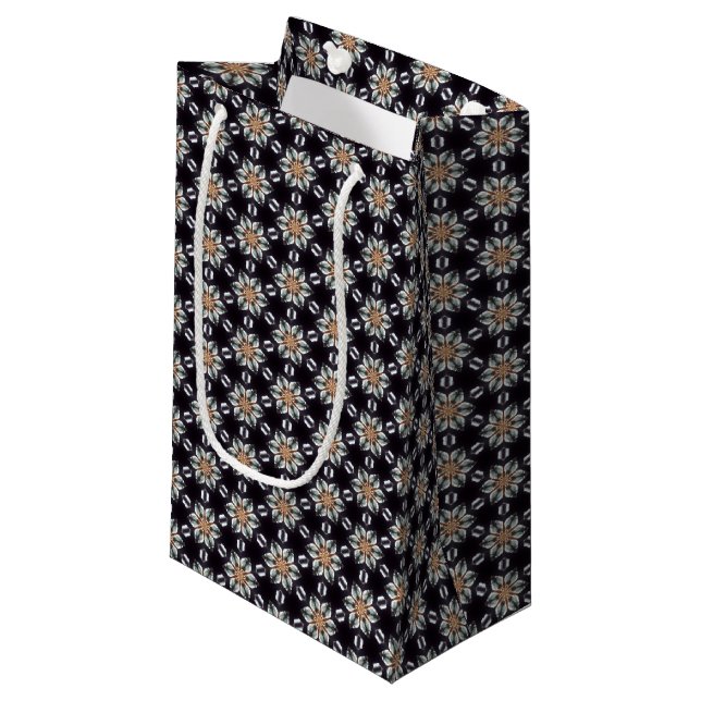 Comme sac de cadeau de motif de marguerite le (Devant Angle)
