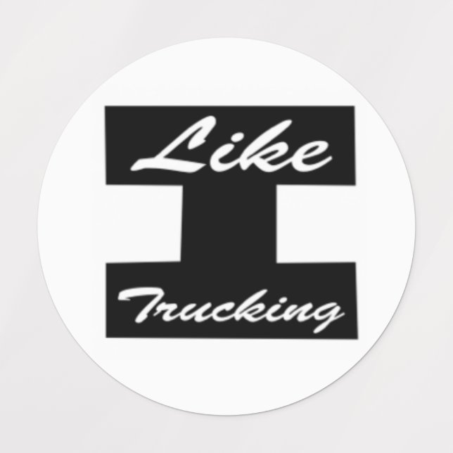 Comme Trucking Logo Fer On ou Sticker (Design 4)