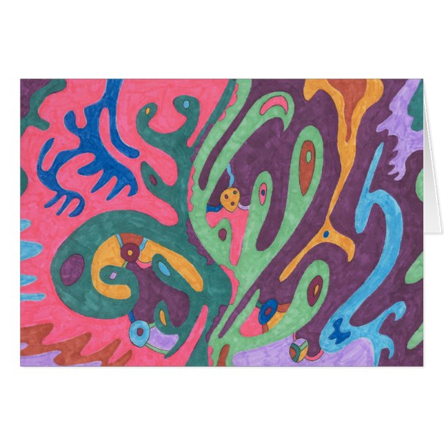"Comme un" art Abstrait (Devant horizontal)