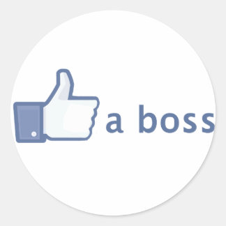 Comme un autocollant Boss