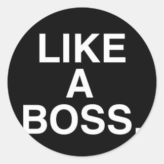 Comme un autocollant Boss