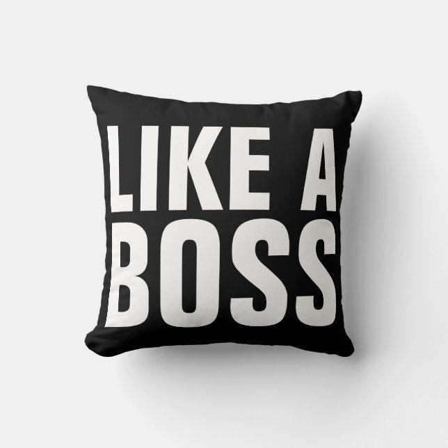 COMME UN BOSS Coussins drôles (Recto)
