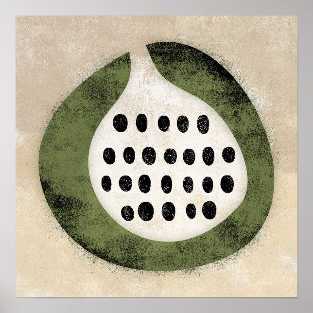 Comme Un Fig Ou Un Kiwi Poster Wall Art (Devant)