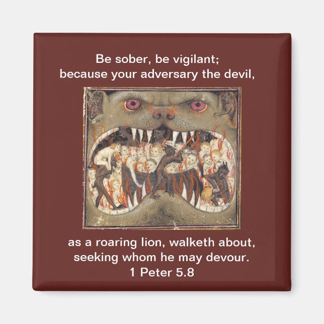 ... Comme un lion rugissant - Magnet (Devant)