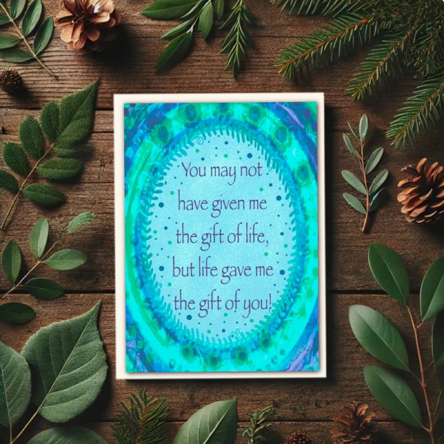 Comme un père Stepdad Carte d'Inspirété Moderne (Créateur téléchargé)