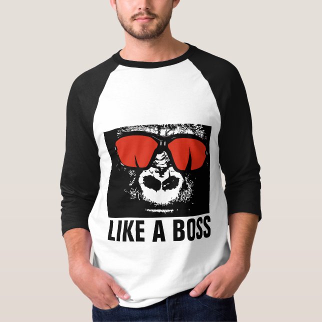 COMME UN T-shirt Gorilla BOSS (Devant)