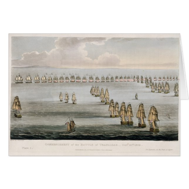 Commencement de la bataille de Trafalgar, 21ème (Devant horizontal)