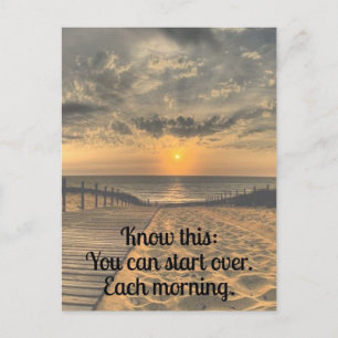 Commencer par une carte postale de devis inspirant