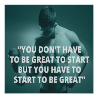 Commencez à être un grand poster de motivation pou