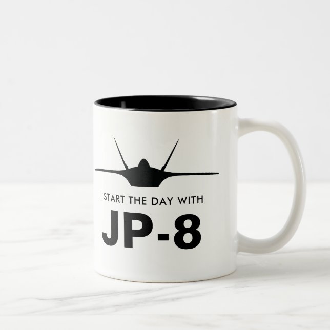 Commencez la journée avec JP-8 Raptor F-22 Mug (Droit)