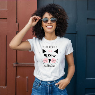 Commencez la journée avec un miaulement, T-shirt H