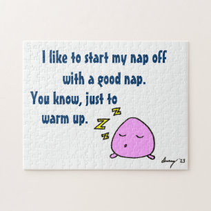 'Commencez Ma Sieste Avec Une Bonne Nap' Puzzle