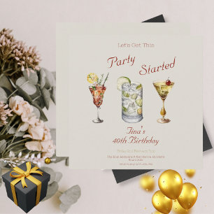 Commençons cette fête pour adultes 40e anniversair