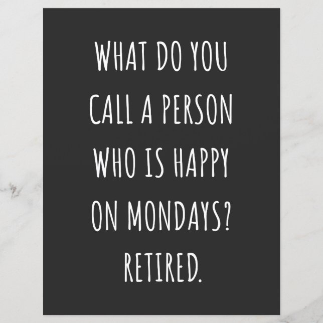 Comment Appelles-Tu Une Personne Heureuse Le Lundi (Devant)