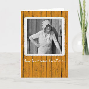 Comment 'Bout un FaceTime Anniversaire Carte