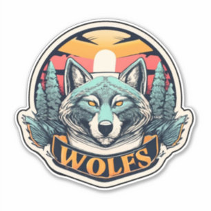 Comment faire de bonnes affaires Stickers Wolf cha