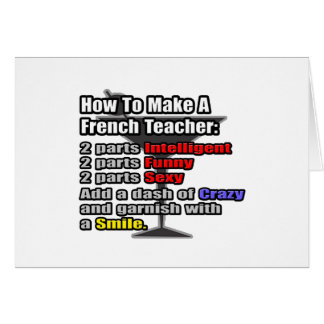 Comment faire un enseignant français