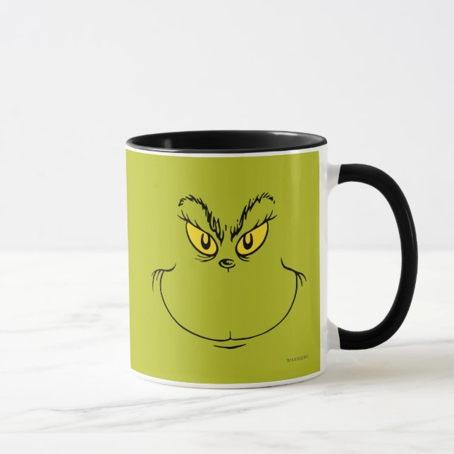 Comment Grinch Stoke Christmas Face Mug (Droite)