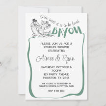 Comment il est doux d'être aimé Bayou Invitation