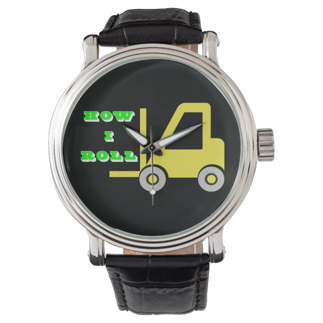 Comment je fais rouler la montre de chariot élévat (devant)