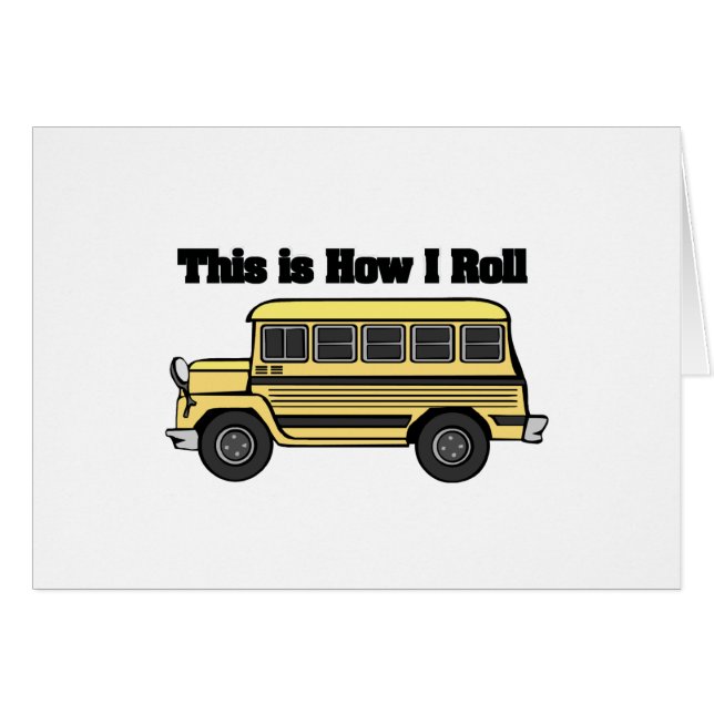 Comment je marche (autobus scolaire) (Devant horizontal)