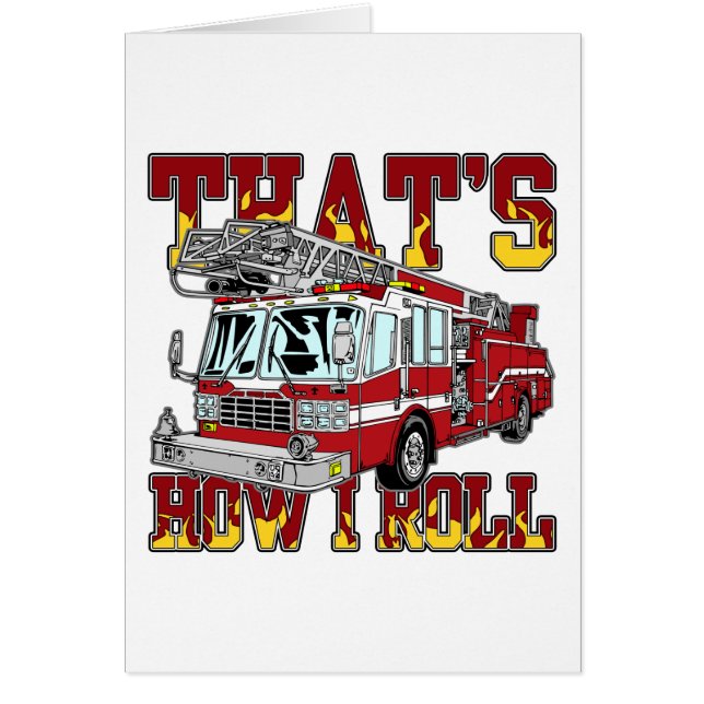 Comment je roule le camion de pompiers (Devant)