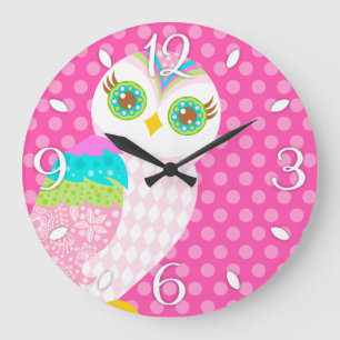 Comment maintenant horloge murale blanche de hibou