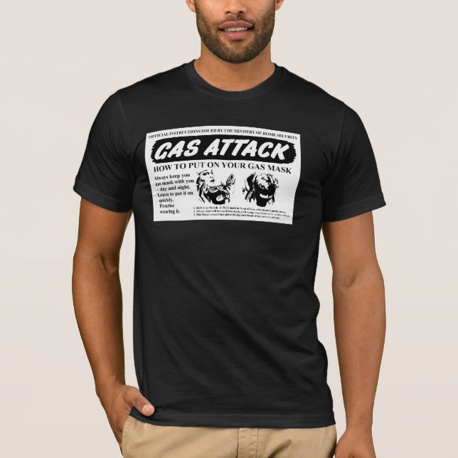 Comment mettre votre t-shirt masque à gaz (Devant)