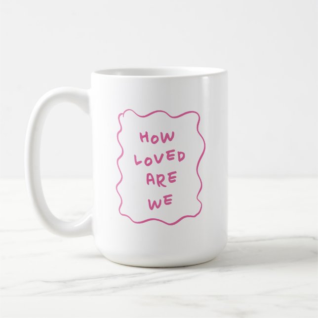 Comment nous sommes aimés Tasse Café Typographie R (Gauche)